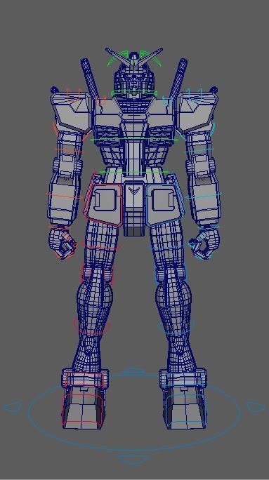 Rx-78-2 Gundam 3D model_12