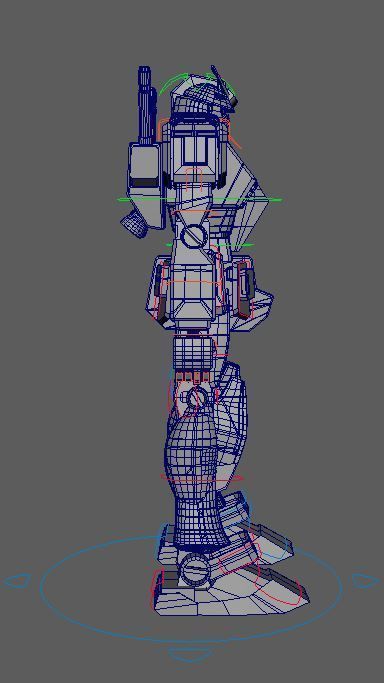 Rx-78-2 Gundam 3D model_14