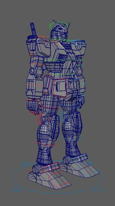 Rx-78-2 Gundam 3D model_13