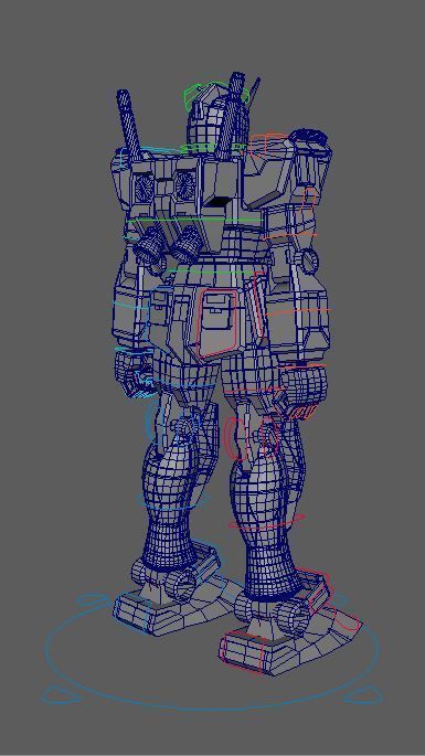 Rx-78-2 Gundam 3D model_15