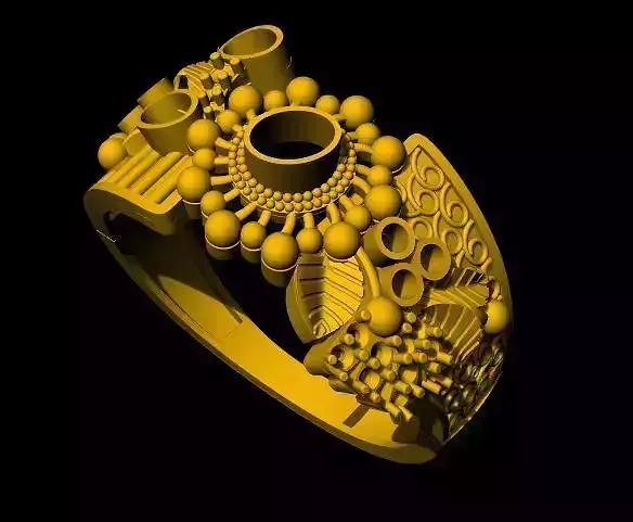 antique ring 3dm file