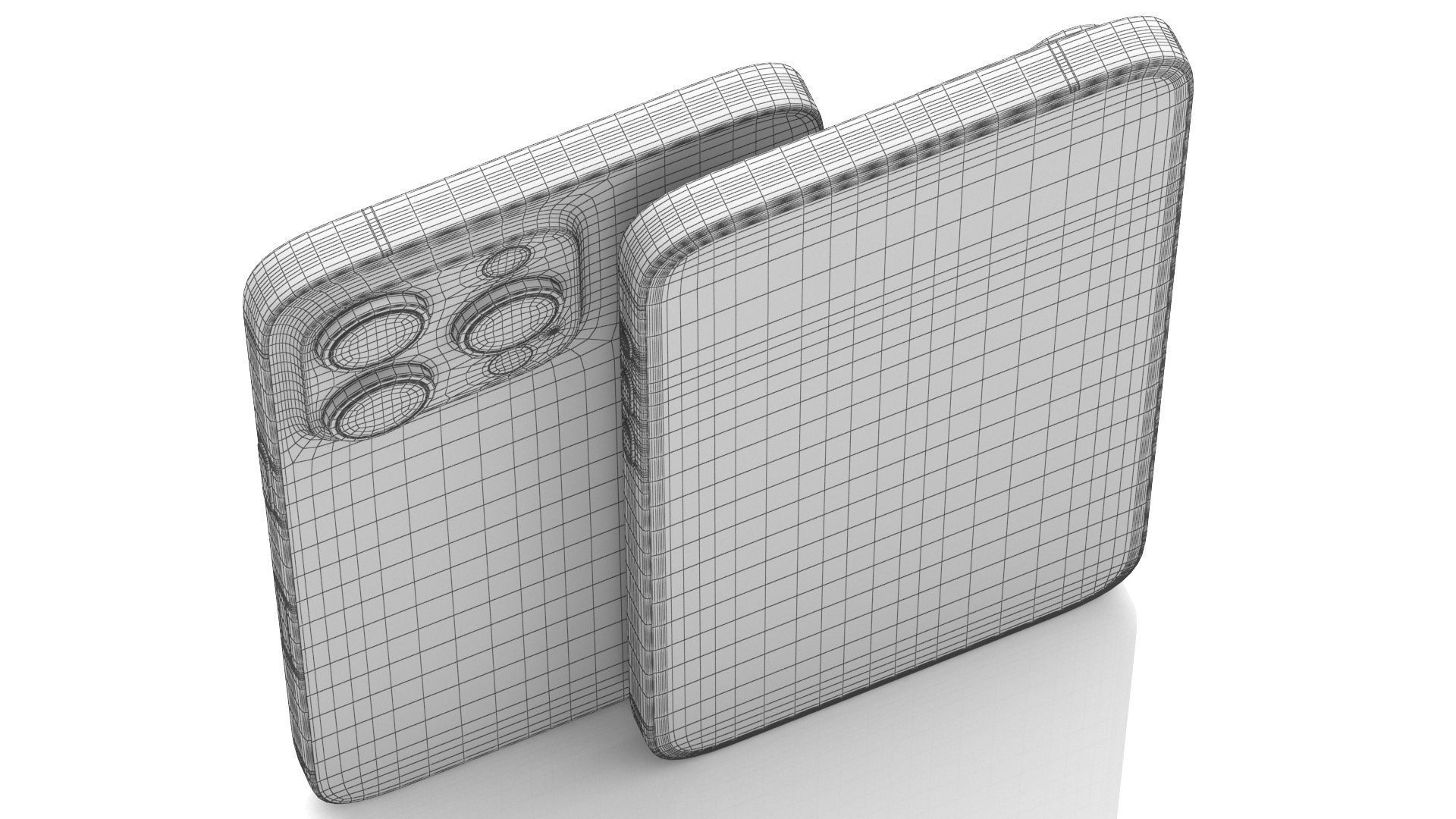 Apple iPhone 15 pro max white 3D model_12