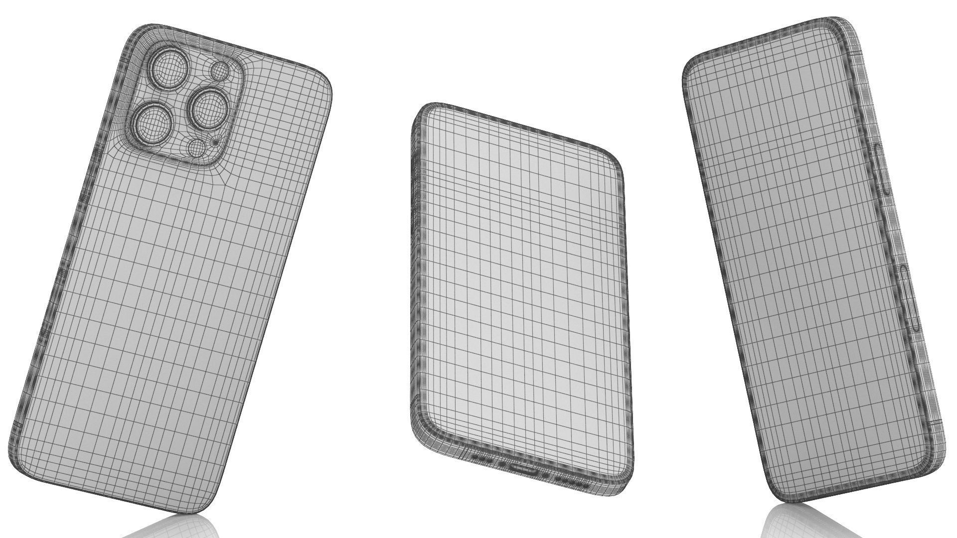 Apple iPhone 15 pro max white 3D model_15