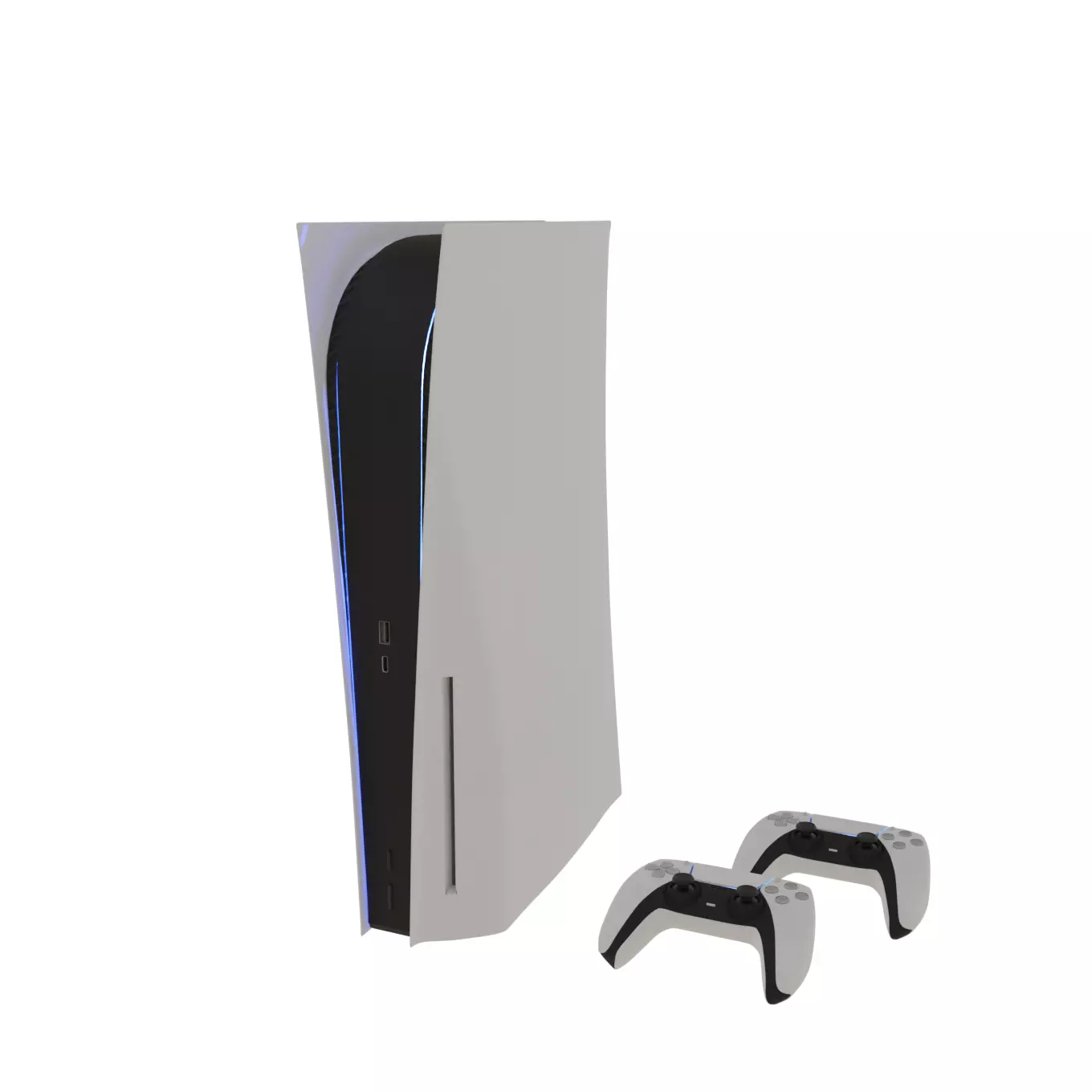 PlayStation 5 Game Console Free 3D model_0