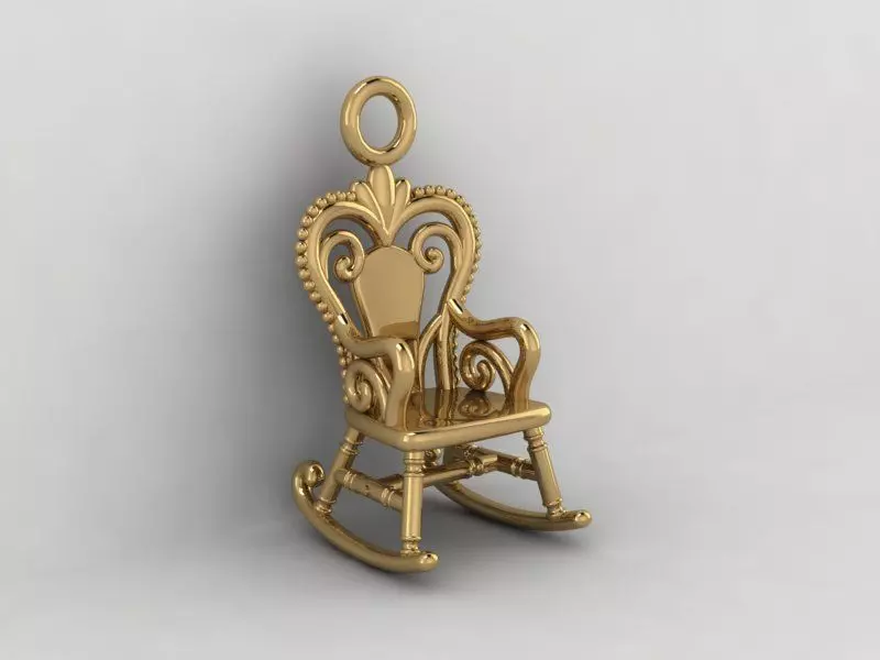 ROCKING CHAIR LUXURY 3D print model