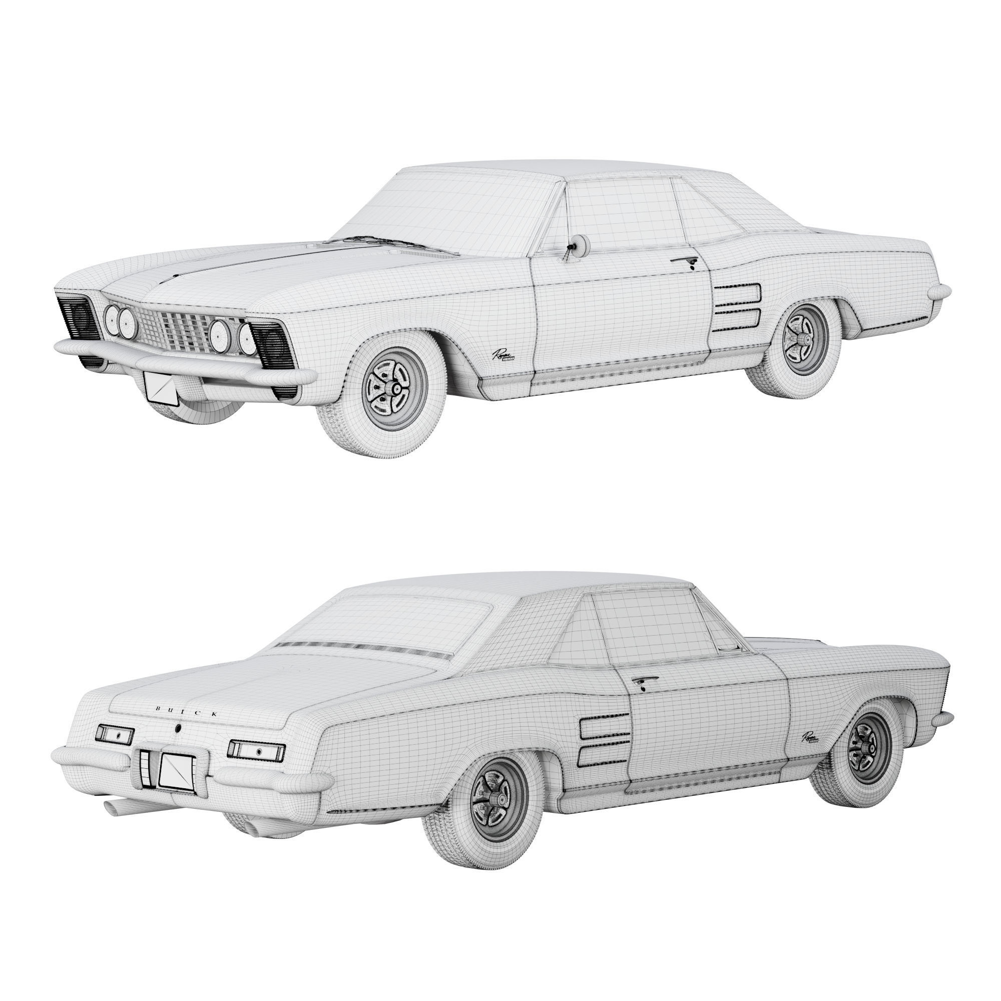 Buick Riviera 3D model_3