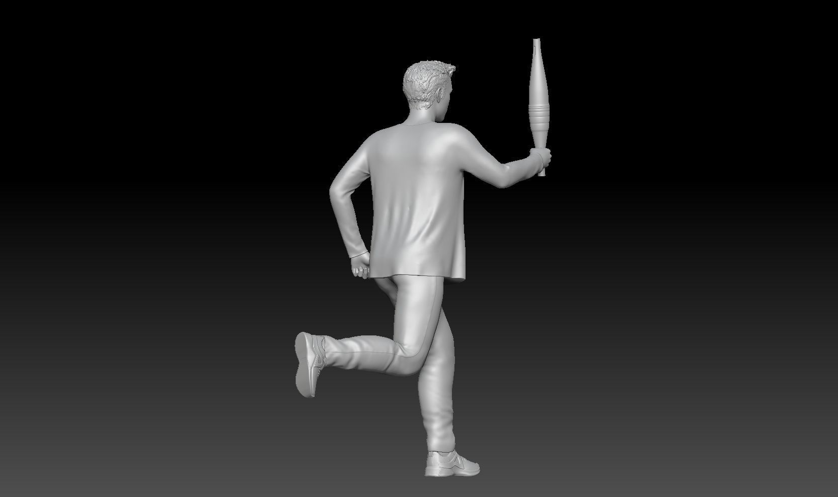 OLYMPIC TORCH 2024 FRANCE 3 3D print model_2