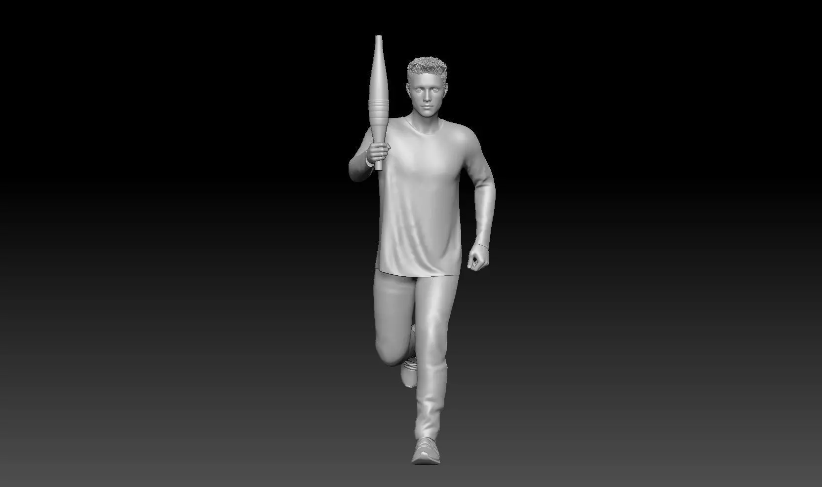 OLYMPIC TORCH 2024 FRANCE 3 3D print model_0
