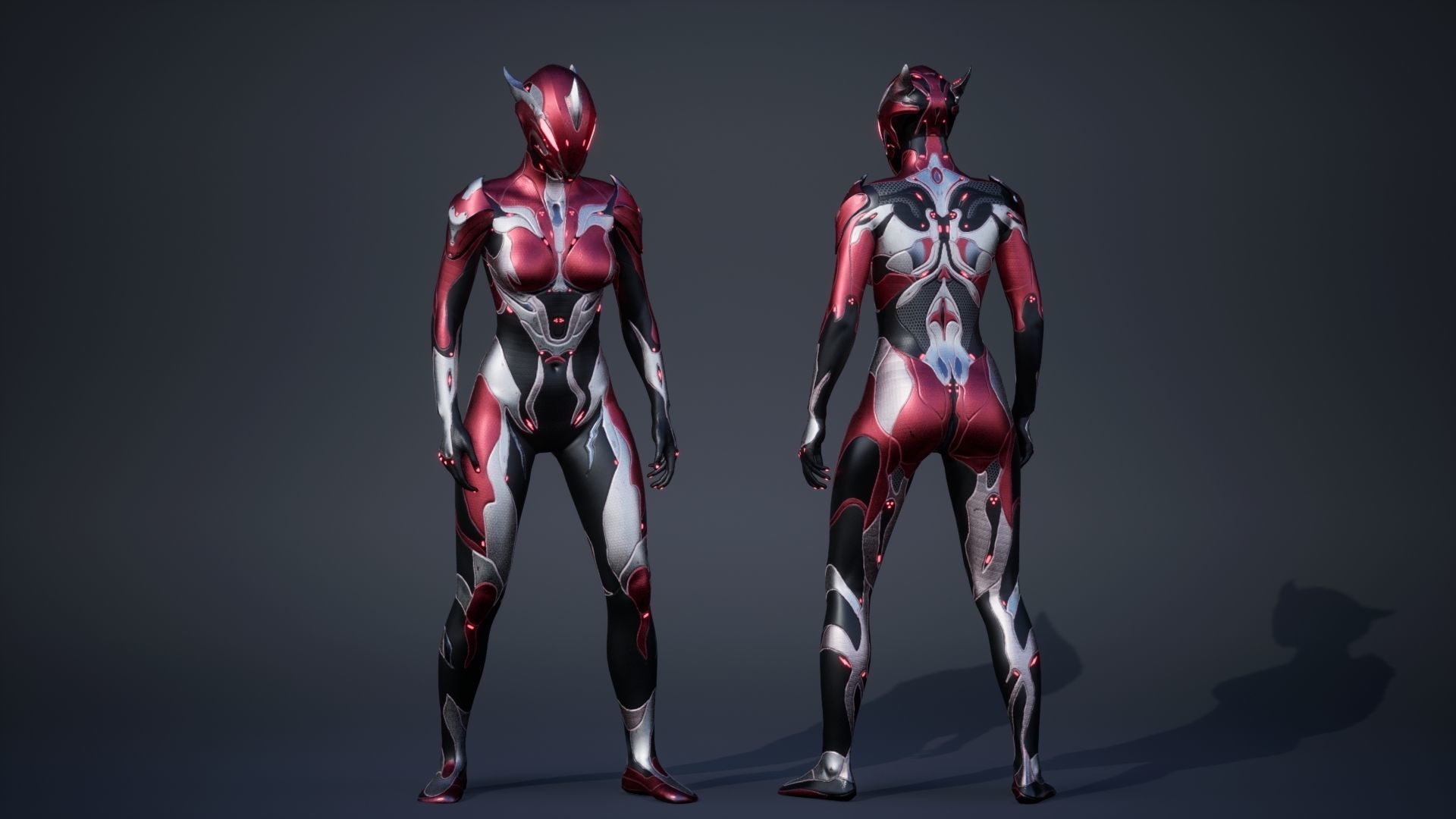 Female Creature 1 Low-poly 3D model_18