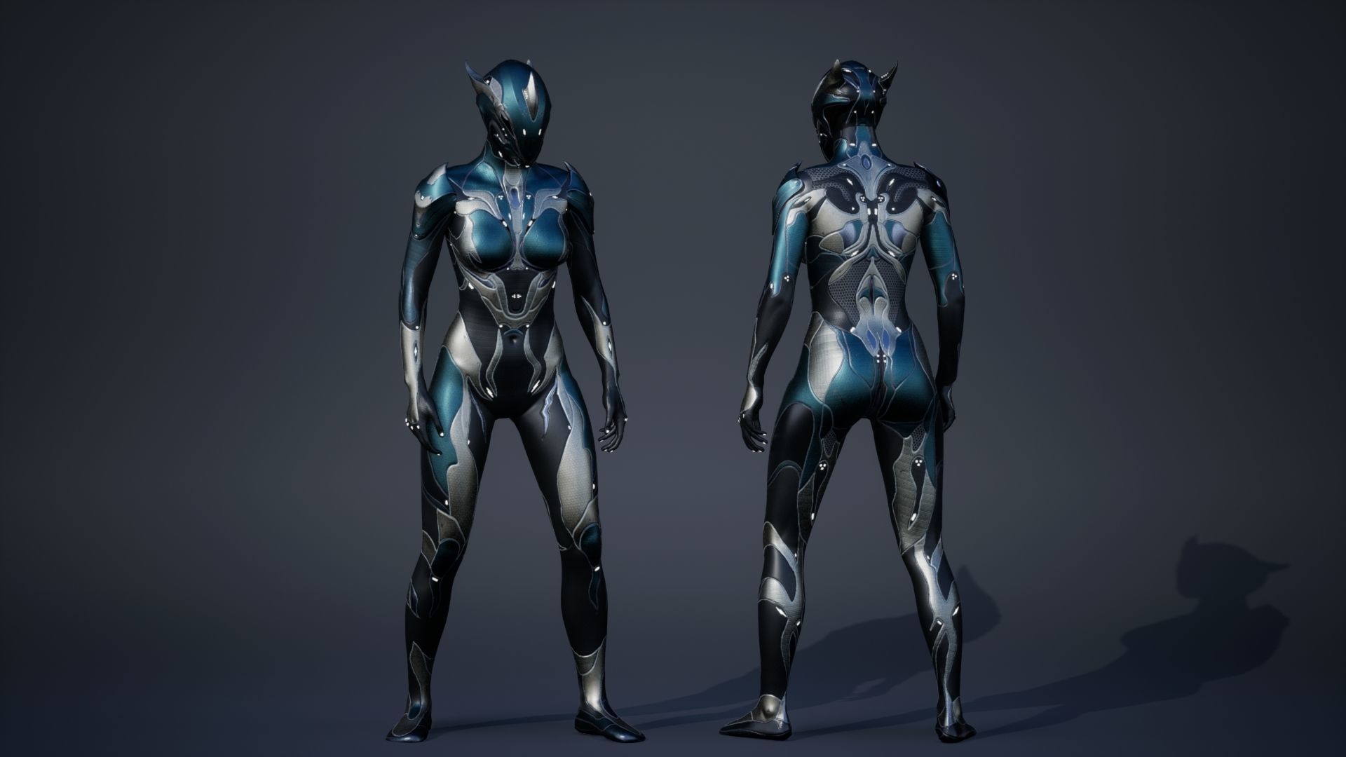 Female Creature 1 Low-poly 3D model_14