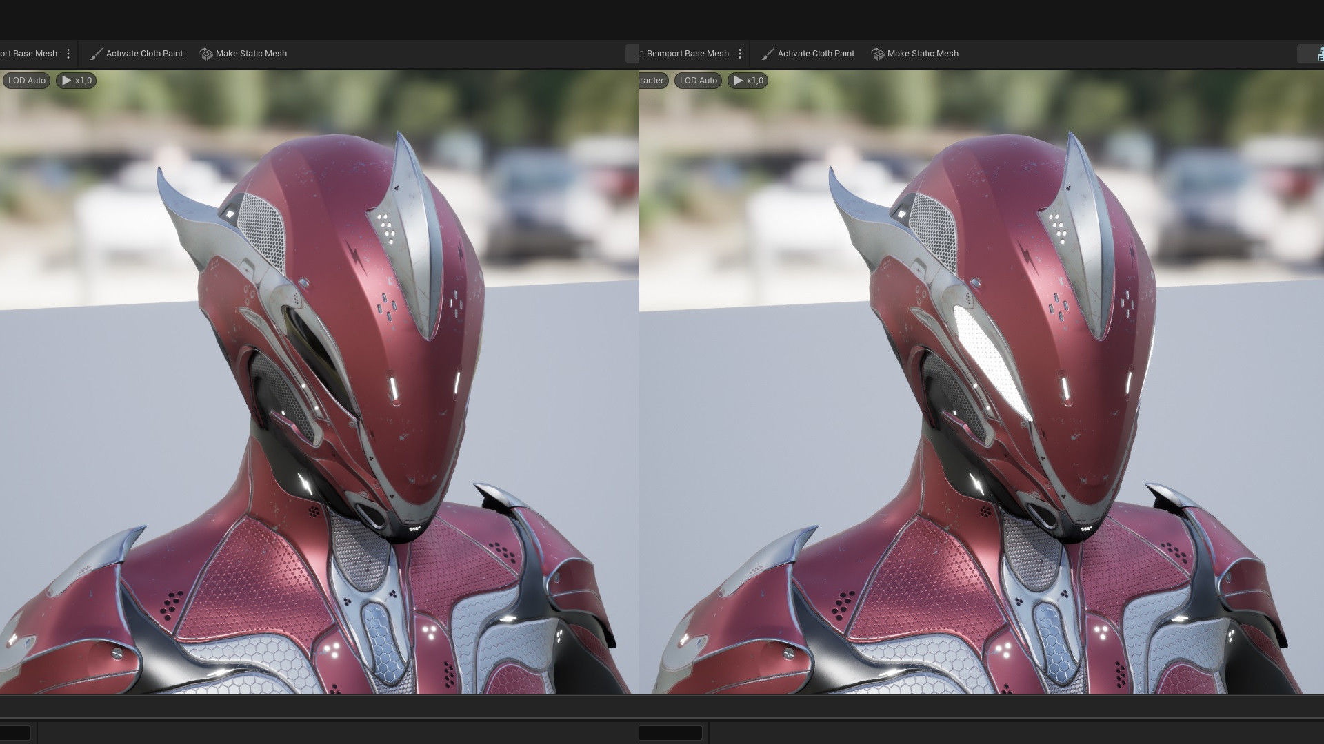 Female Creature 1 Low-poly 3D model_5