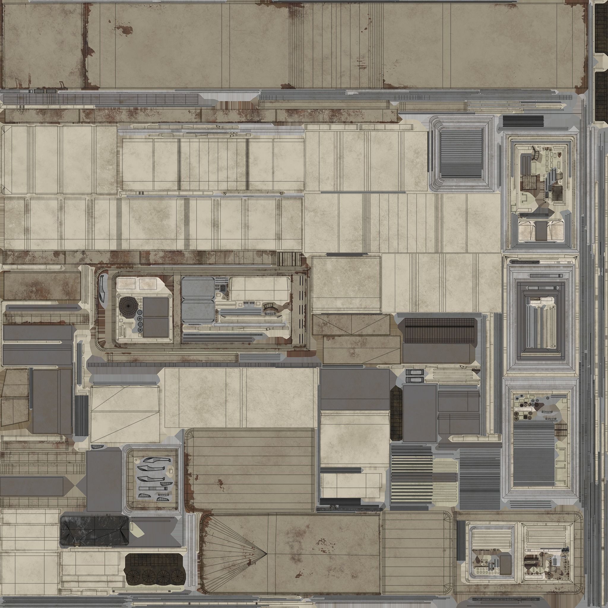 Fridge game ready PBR refrigerator and freezer 2 Low-poly 3D model_12