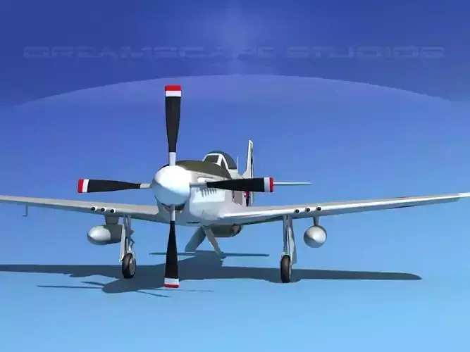 P-51D Mustang Korean Air Force 3D model