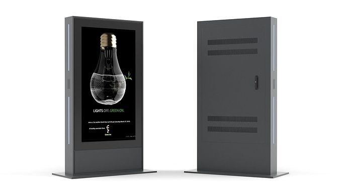 Electronic Kiosk 3D model