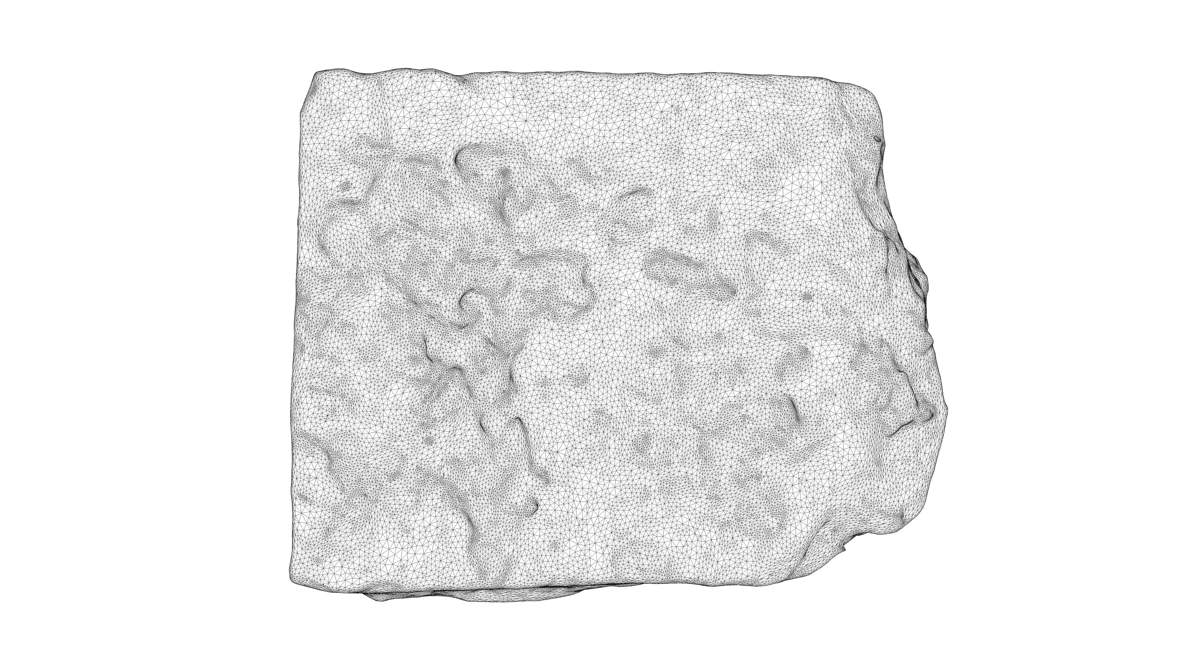 Photorealistic 3D scan of rock stone Low-poly 3D model_25