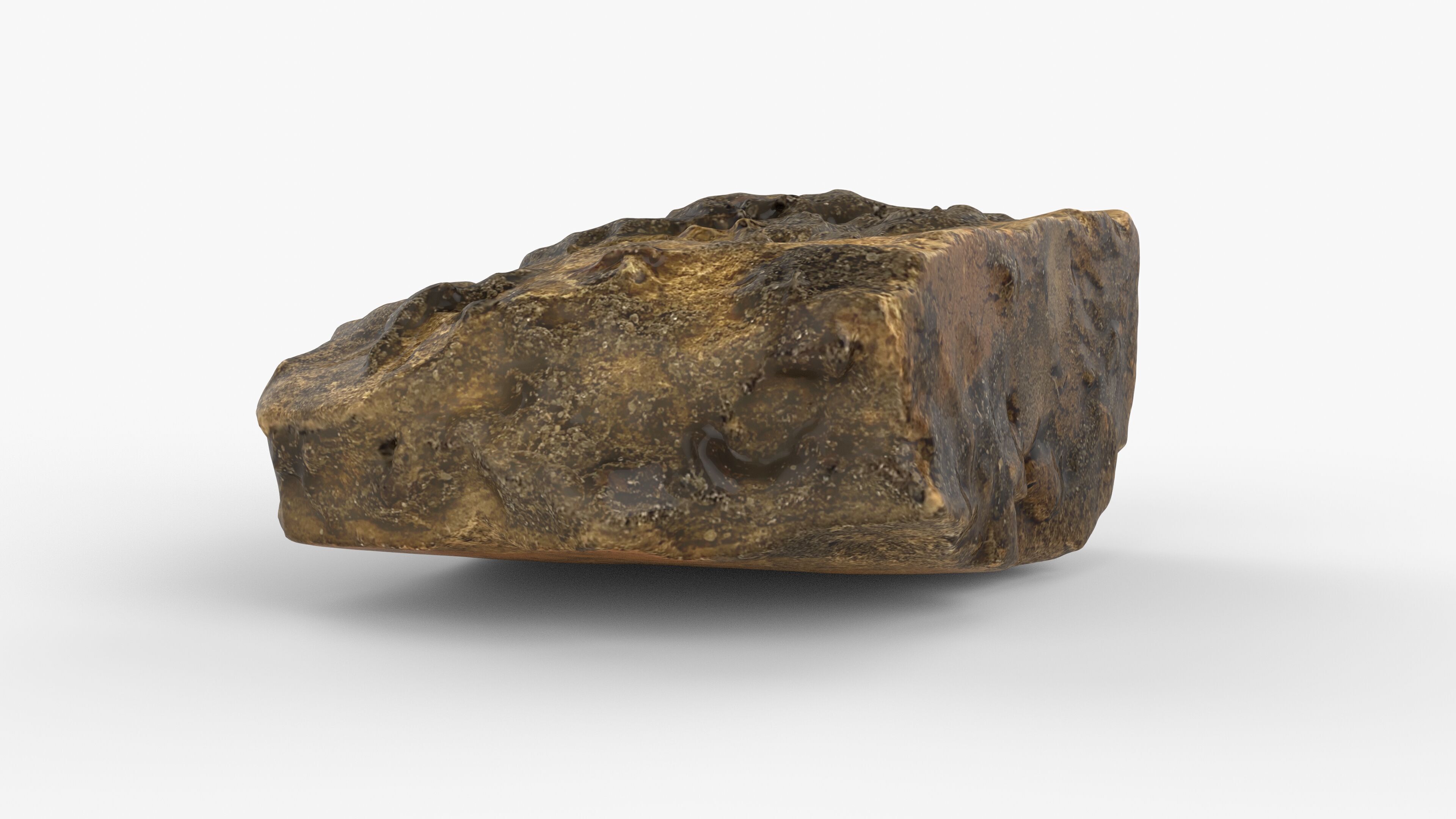 Photorealistic 3D scan of rock stone Low-poly 3D model_11