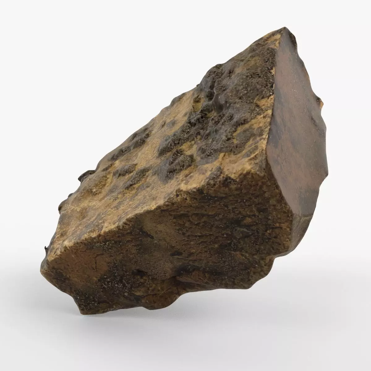 Photorealistic 3D scan of rock stone Low-poly 3D model_0