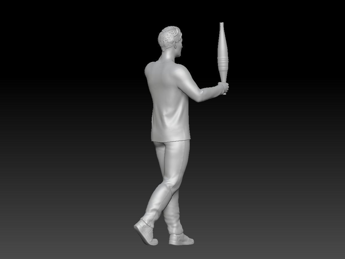 OLYMPIC TORCH 2024 FRANCE 4 3D print model_2