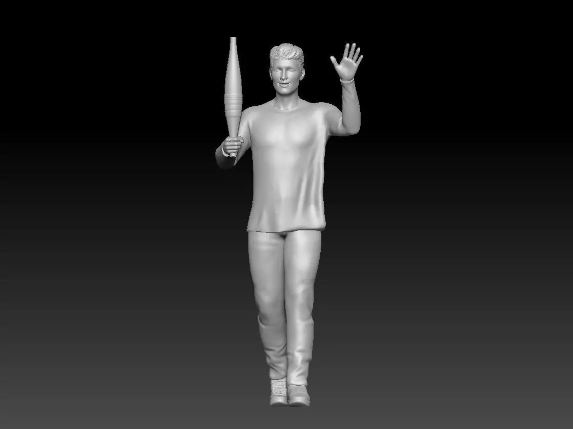 OLYMPIC TORCH 2024 FRANCE 4 3D print model_0