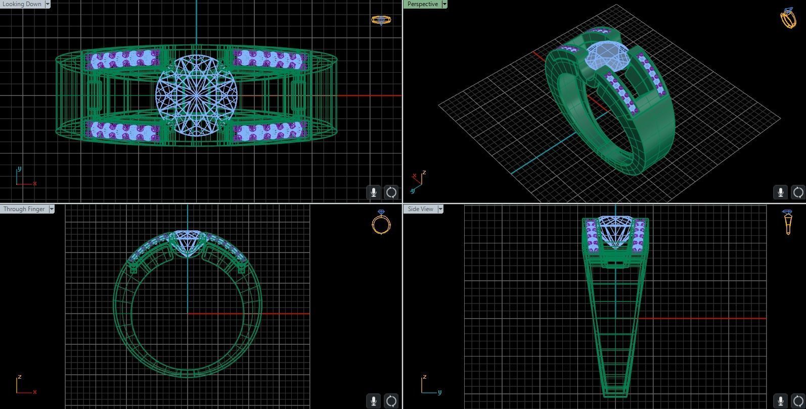 jewelry ring 14 3D print model_1