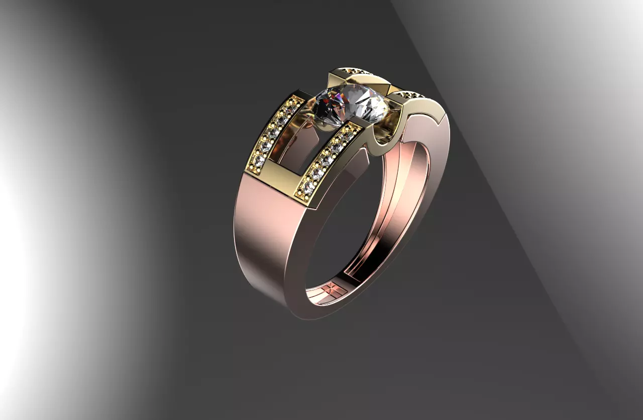 jewelry ring 14 3D print model_0