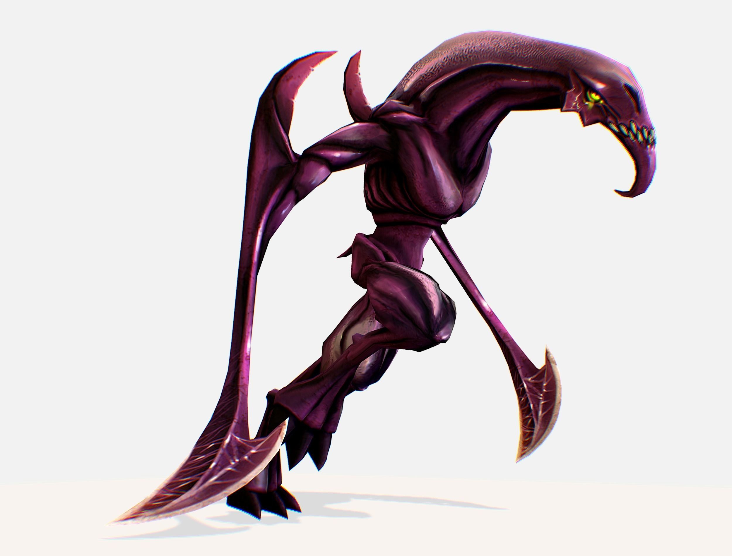 Animated Red Monster Goblin Troll Low-poly 3D model_4