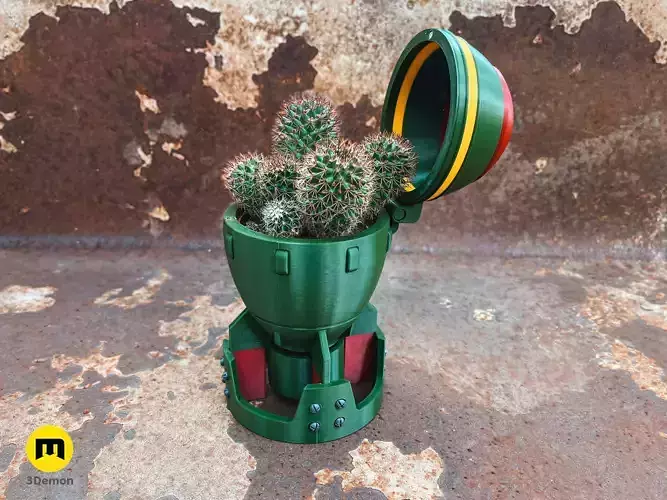 Fallout Mini Nuke  Flower Pot 3D print model