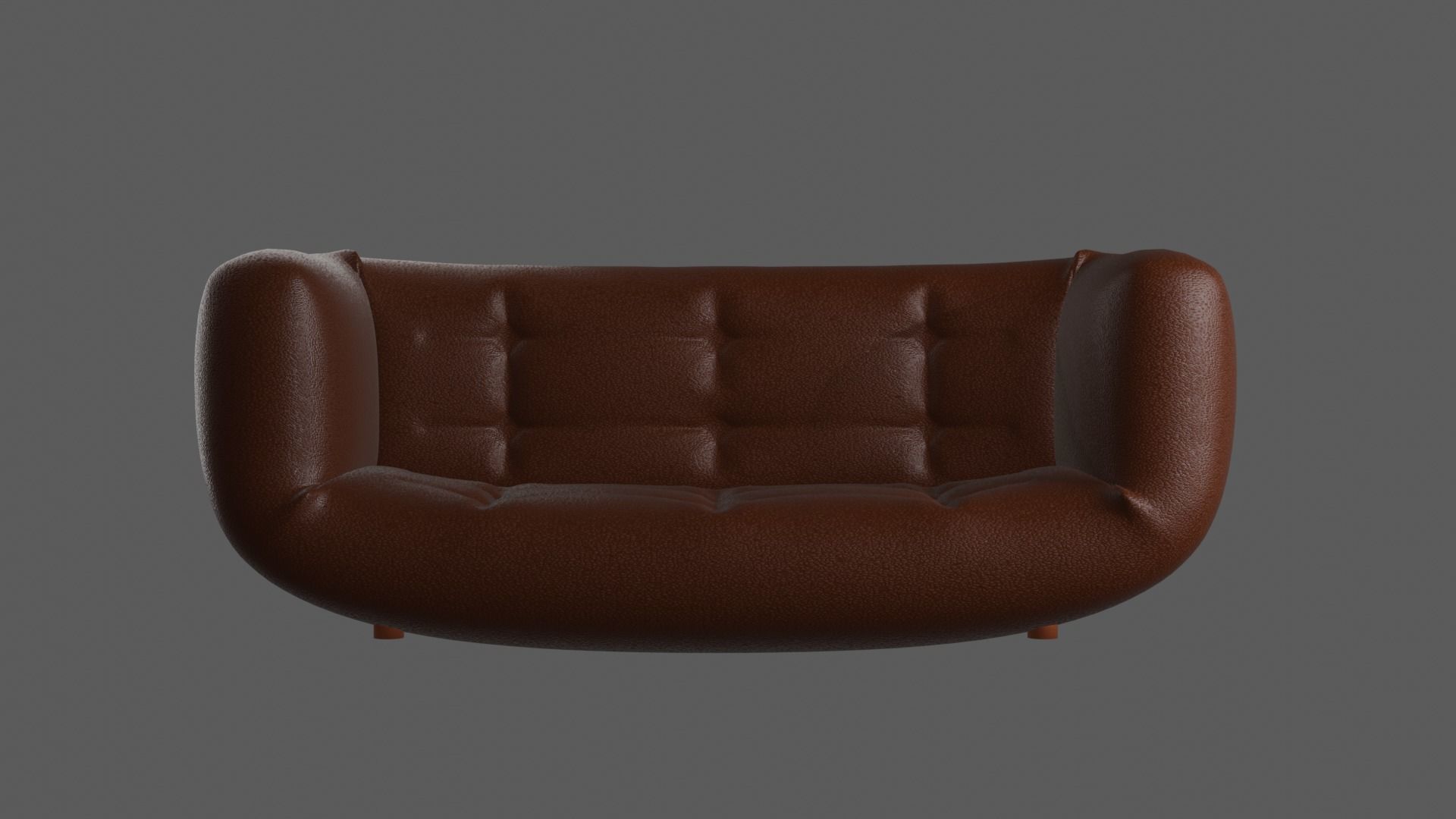 Sofa Leather 3D model_2