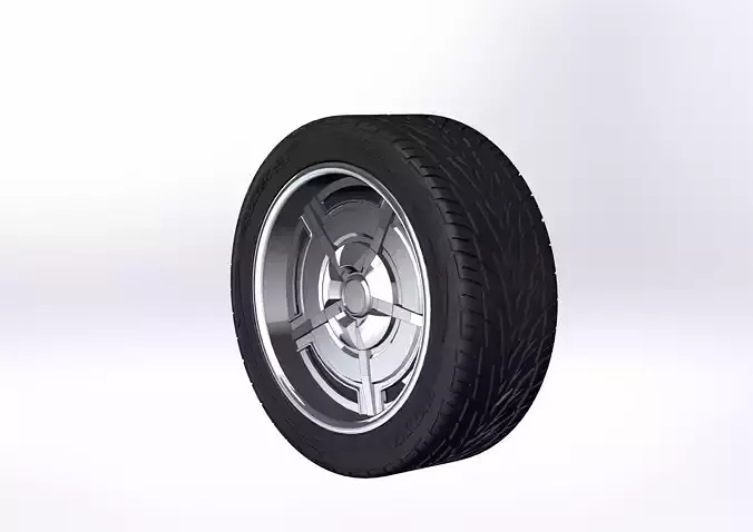 Custom wheels Raceline C10 for your scale model 3D print model