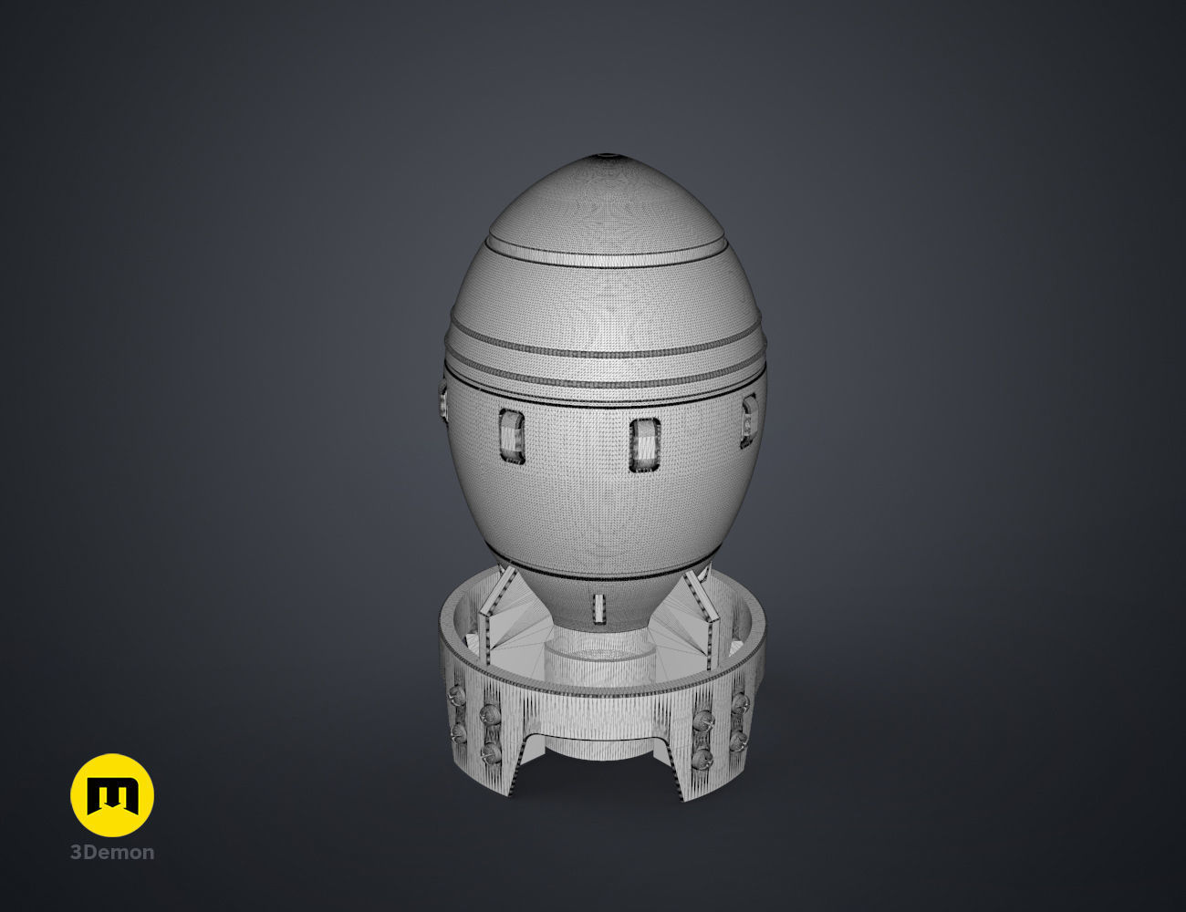 Fallout Mini Nuke Container 3D print model_15