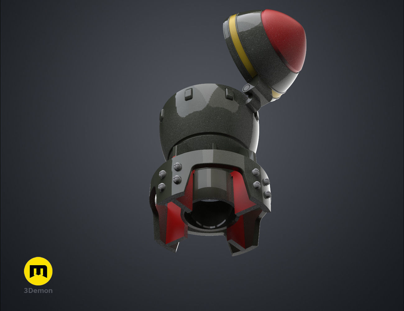Fallout Mini Nuke Container 3D print model_13