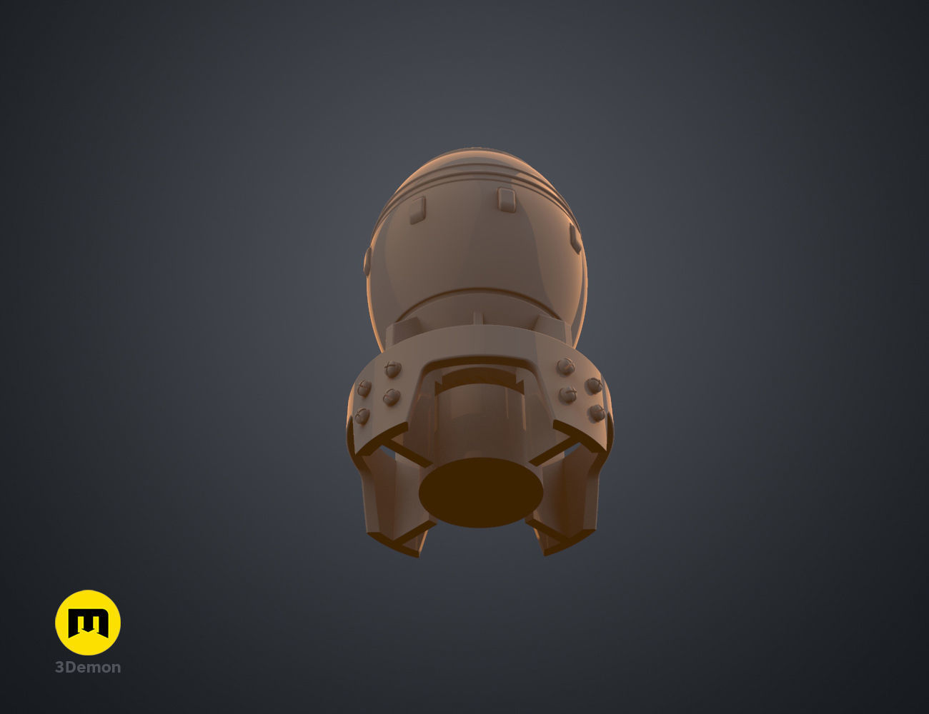 Fallout Mini Nuke Container 3D print model_16