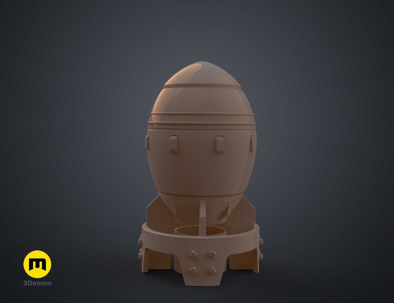 Fallout Mini Nuke Container 3D print model_18
