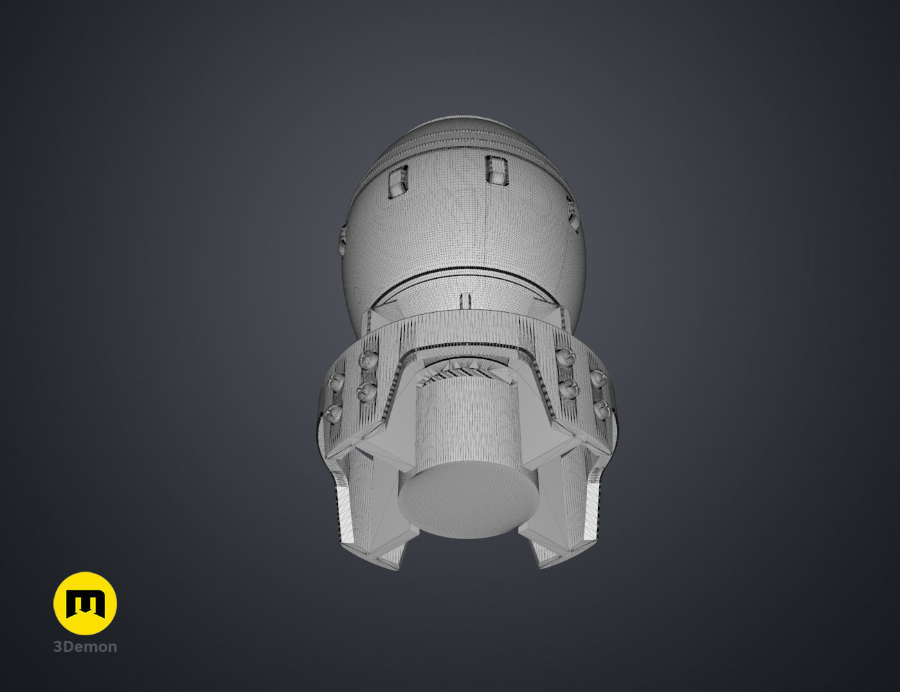 Fallout Mini Nuke Container 3D print model_17