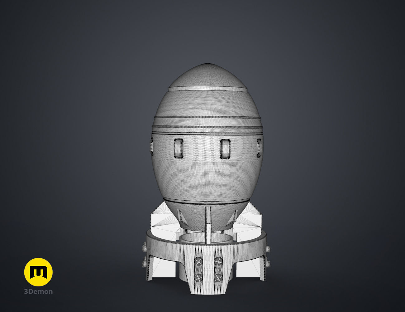 Fallout Mini Nuke Container 3D print model_19