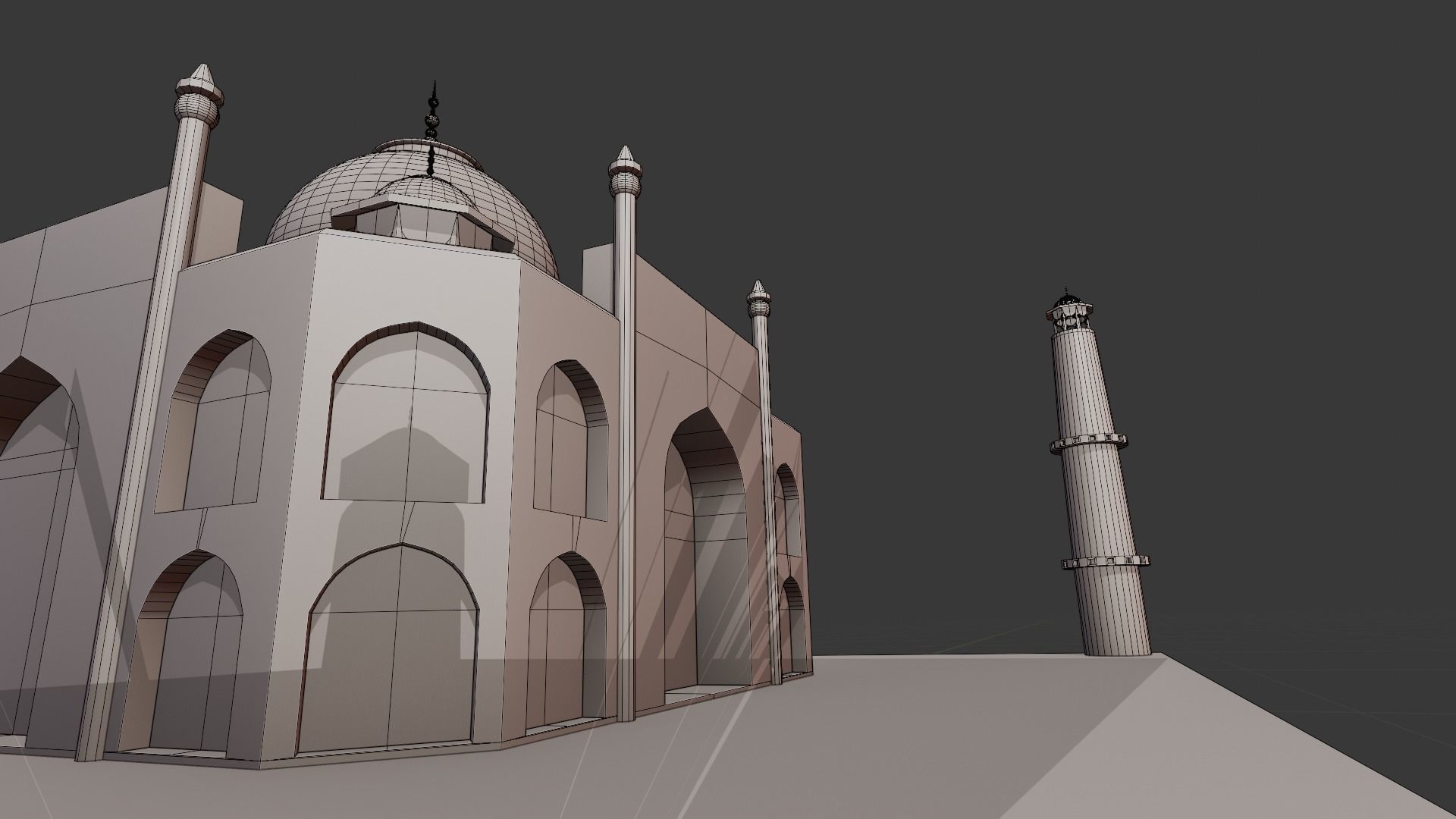 3D Printable Taj Mahal Model - Iconic Architectural Masterpiece 3D print model_7