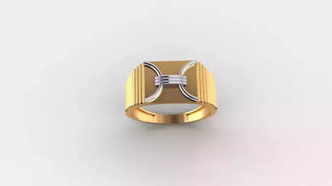 Sovereign Style Gents Ring