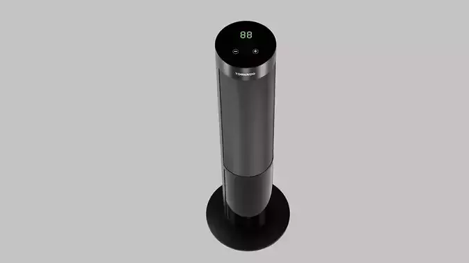 Tornado Cermic Heater Low-poly 3D model