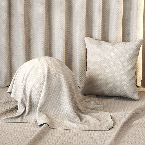 Beige Cotton Fabric Texture 4K - Seamless Texture