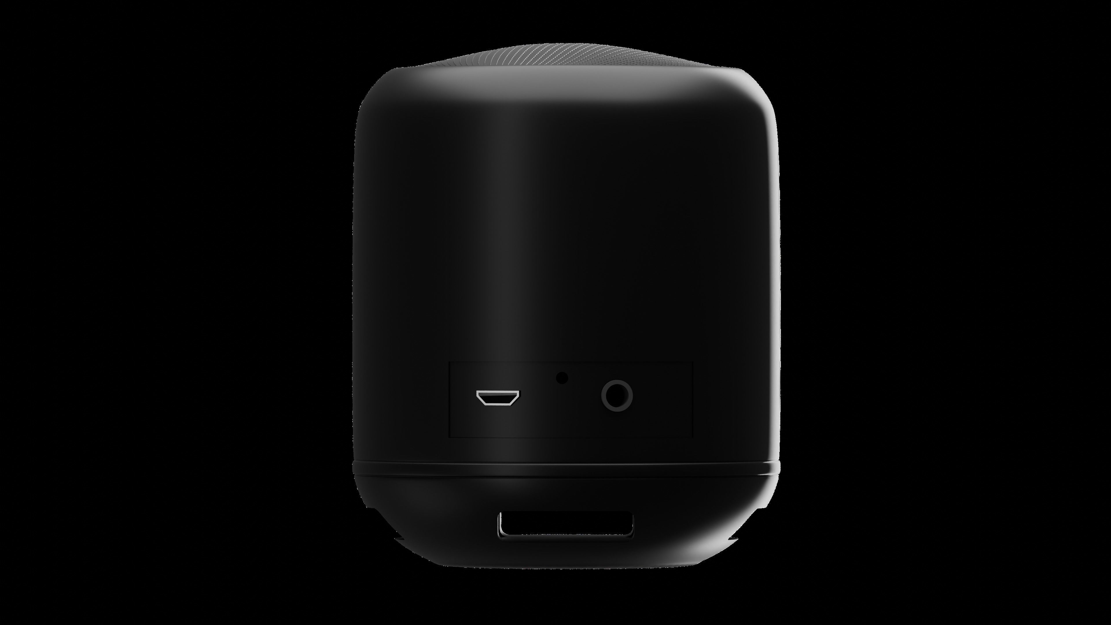 Sony Speaker Low-poly 3D model_3