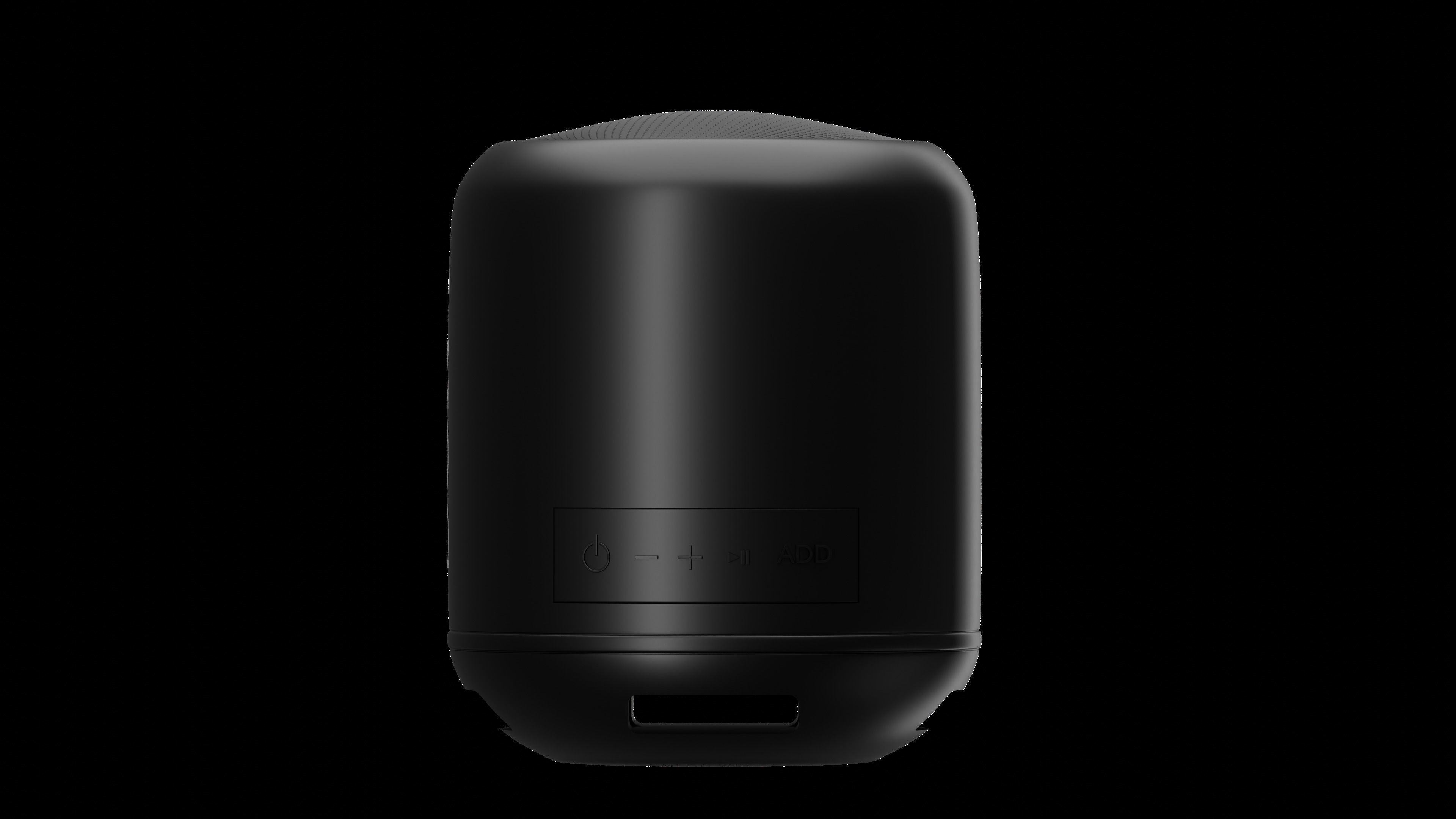 Sony Speaker Low-poly 3D model_2