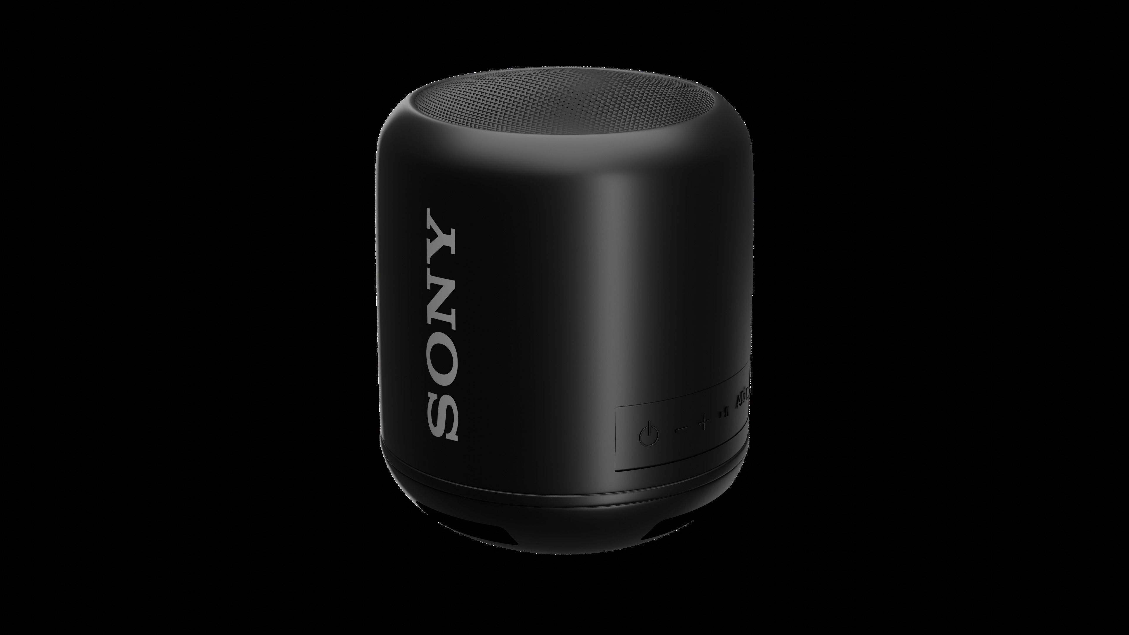 Sony Speaker Low-poly 3D model_1