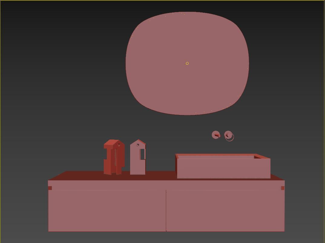 Salvatori Punto Drawers and washbasin 3D model_11