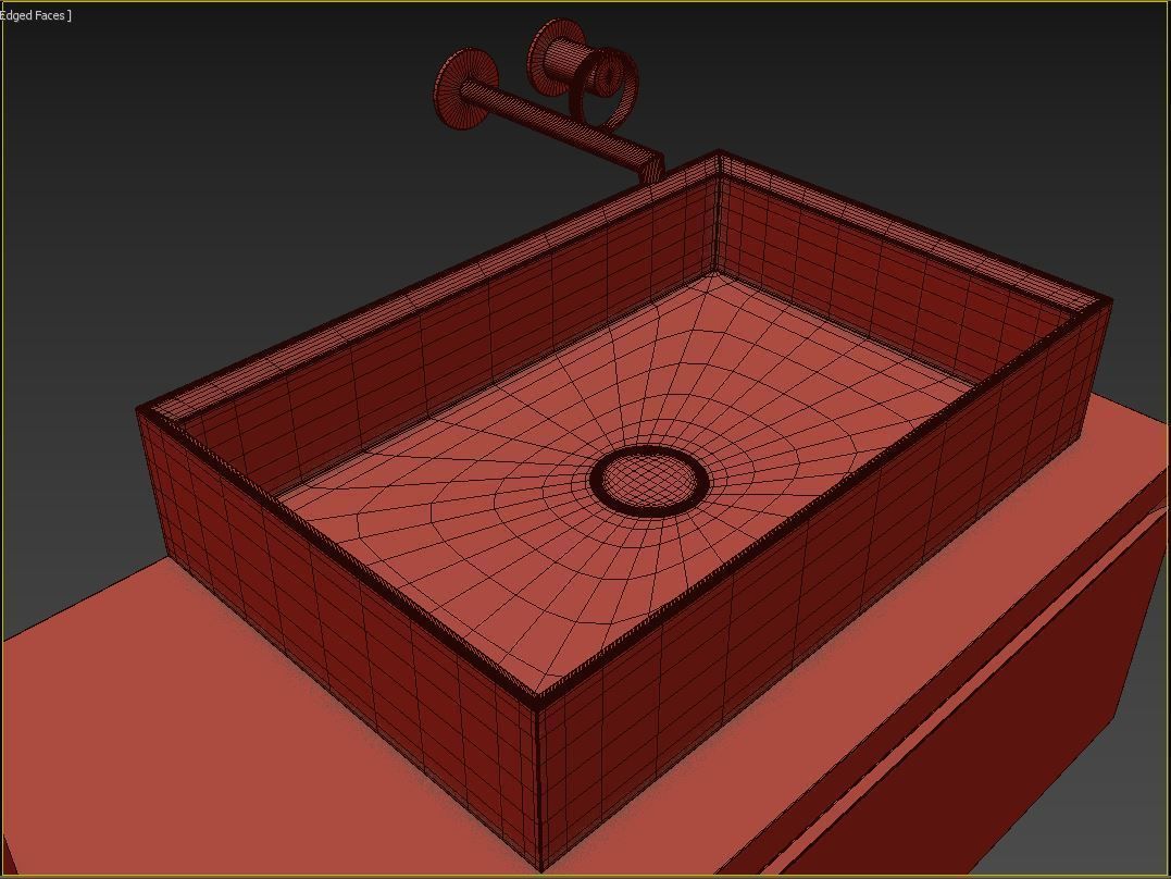 Salvatori Punto Drawers and washbasin 3D model_9