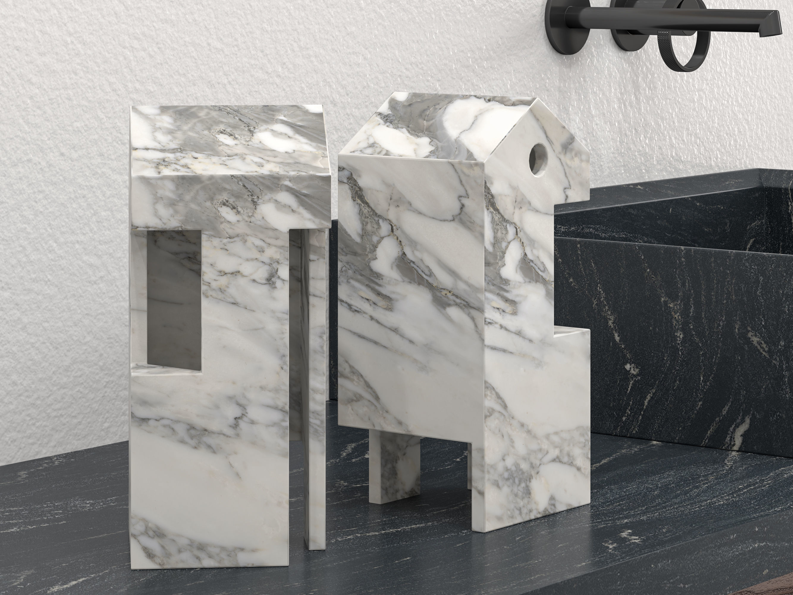 Salvatori Punto Drawers and washbasin 3D model_2