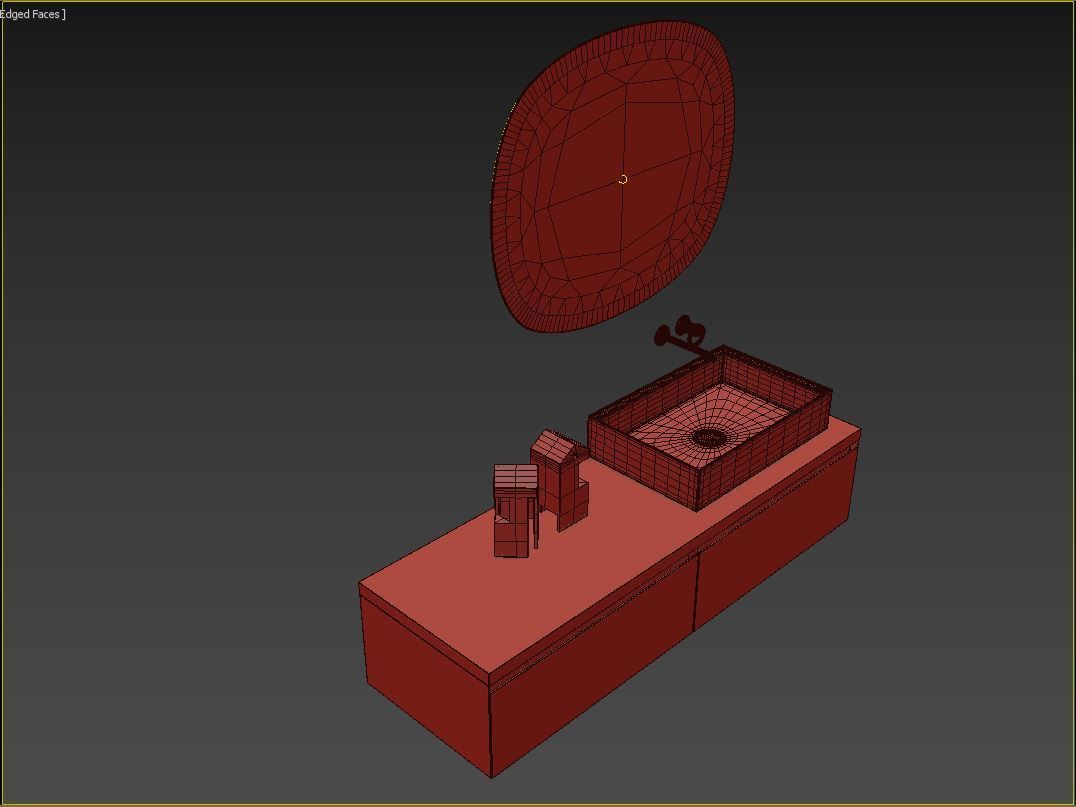 Salvatori Punto Drawers and washbasin 3D model_5