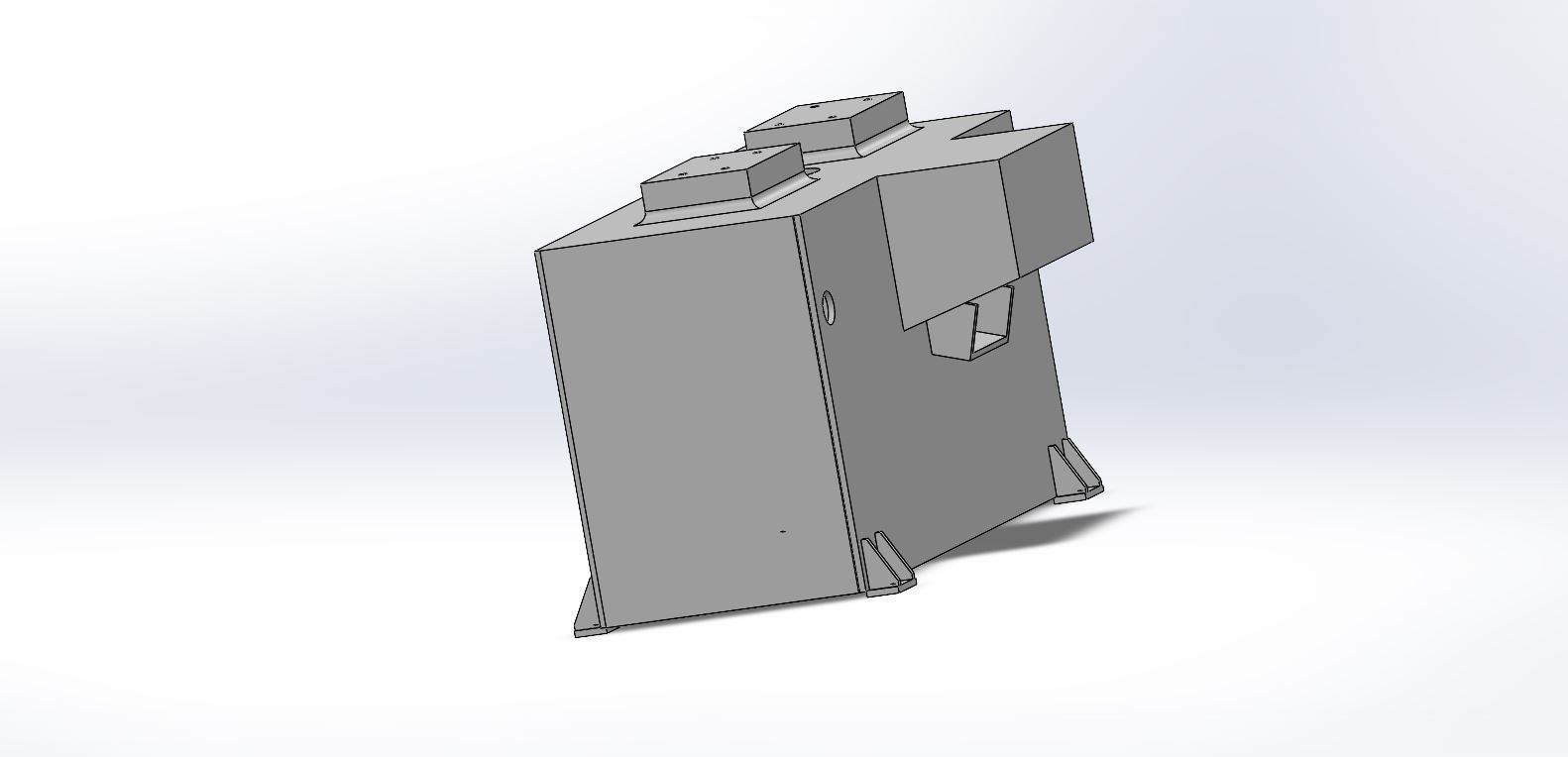 Work table 3d mechanical part modeling  3D model_2
