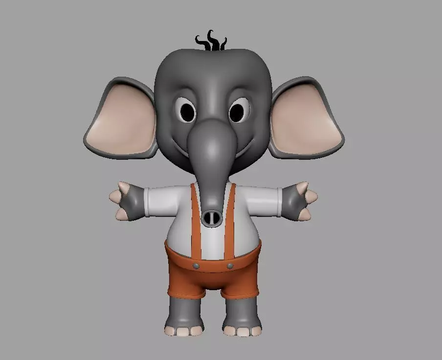 Elephant 3d Model Free 3D model_0