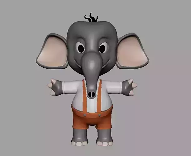 Elephant 3d Model
