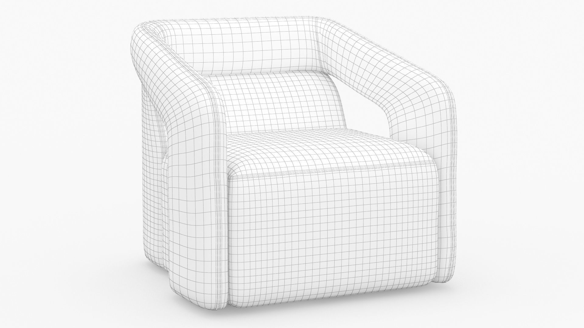 Kendrick Swivel Accent Chair 3D model_2
